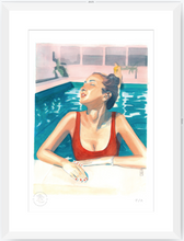 Cargar imagen en el visor de la galería, Yin 2 / Mujer Con Traje De Baño Rojo - 33 x 48 cm
