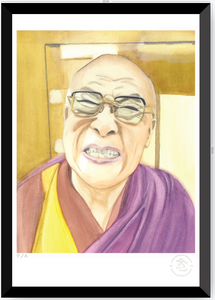 Dalai Lama - 33 x 48 cm