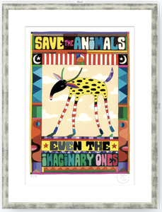 Save The Animals - 33 x 48 cm