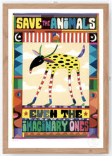 Cargar imagen en el visor de la galería, Save The Animals - 33 x 48 cm
