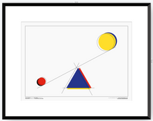 Cargar imagen en el visor de la galería, Geometría en la Balanza - 70 x 50 cm
