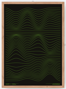 Ondas Verdes - 50 x 70 cm