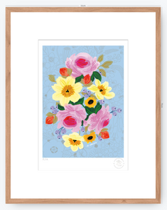 Racimo de Flores - 33 x 48 cm