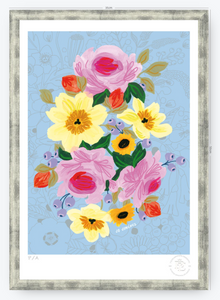 Racimo de Flores - 33 x 48 cm