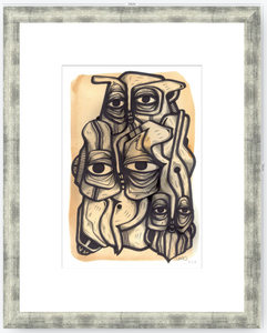 Abuelos de Piedra III - 33 x 48 cm