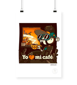 I Love mi Café - 33 x 48 cm