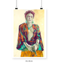 Cargar imagen en el visor de la galería, Frida Kahlo - 33 x 48 cm
