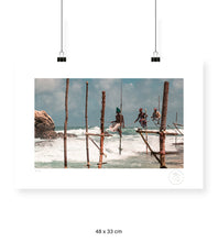 Cargar imagen en el visor de la galería, Pescadores Zancudo - 48 x 33 cm
